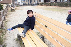 お散歩楽しかったね　ひよこ