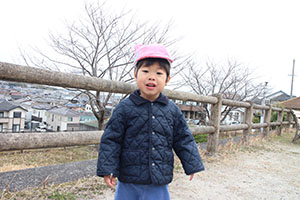 お散歩楽しかったね　ひよこ