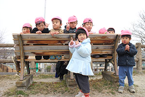 お散歩楽しかったね　ひよこ