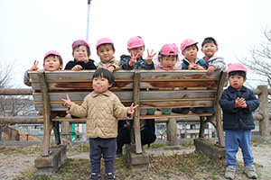 お散歩楽しかったね　ひよこ