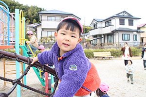 お散歩楽しかったね　ひよこ