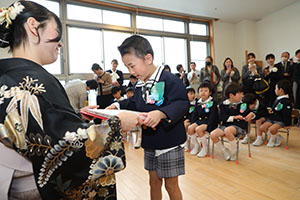 第71回　エンゼル幼稚園卒園証書授与式 　NO.2