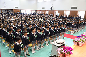 第71回　エンゼル幼稚園卒園証書授与式 　NO.1