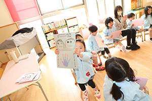 思い出帳渡し　うさぎ・りす・こあら・ぱんだ・きりん