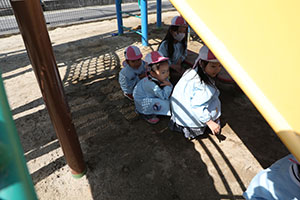 かくれんぼと宝探し　うさぎ